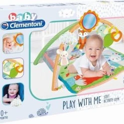 Baby Clementoni - Basis Activiteiten Boog, Soft Activity Babygym, 0+ Maanden - 17247 -Babygyms || hobbelfiguren || vormenstoven Winkel 550x408