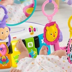Babygym, Baby Cadeau - Jongen & Meisje, Dierenvriendjes Speelmat, Interactief Speelgoed – Multikleuren -Babygyms || hobbelfiguren || vormenstoven Winkel 550x408 3