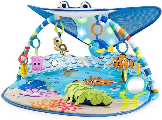 Bright Starts Mr. Ray Ocean Lights Activity Gym 1 Bright Starts Mr. Ray Ocean Lights Activity Gym