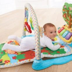 VTech Baby Dierenvriendjes Speelmat - Babygym - Interactief Speelgoed - 6 Tot 36 Maanden -Babygyms || hobbelfiguren || vormenstoven Winkel 550x409