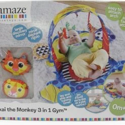 Merkloos Babygym Lamaze Makai Het Aapje Speelkleed - Baby Speelgym TOMY -Babygyms || hobbelfiguren || vormenstoven Winkel 550x410 2