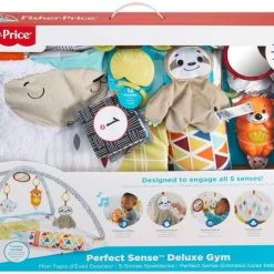 Fisher-Price Baby Gym - Speelmat Met 21 Zintuigelijke Ontdekkingsspeeltjes -Babygyms || hobbelfiguren || vormenstoven Winkel 550x412 1
