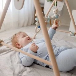 Babygym, Baby Cadeau - Jongen & Meisje, Dierenvriendjes Speelmat, Interactief Speelgoed - Multikleuren. -Babygyms || hobbelfiguren || vormenstoven Winkel 550x412 22