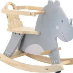 Tryco Neushoorn Houten Hobbeldier TR-353010 -Babygyms || hobbelfiguren || vormenstoven Winkel 550x414 6