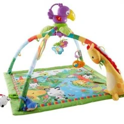 Babygyms || hobbelfiguren || vormenstoven Winkel 40 Fisher-Price Fisher Price - Rainforest Speeldeken