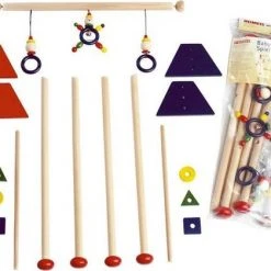 Heimess Babygym Hout Rood Niet Gemonteerd