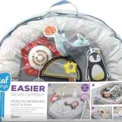 Taf Toys Babynestje En Babygym In 2 In 1 Met Afneembare Bogen En Speeltjes - Met Licht En Afneembaar Muziekdoosje -Babygyms || hobbelfiguren || vormenstoven Winkel 550x421 2