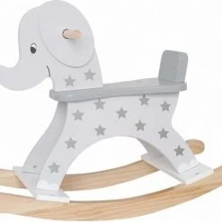 Jabadabado Speelgoed Houten Hobbeldier Olifant - Jabadabado