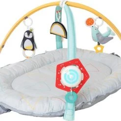 Taf Toys Babynestje En Babygym In 2 In 1 Met Afneembare Bogen En Speeltjes - Met Licht En Afneembaar Muziekdoosje -Babygyms || hobbelfiguren || vormenstoven Winkel 550x423 7
