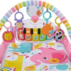 Babygym, Baby Cadeau - Jongen & Meisje, Dierenvriendjes Speelmat, Interactief Speelgoed - Multikleuren. -Babygyms || hobbelfiguren || vormenstoven Winkel 550x425 2