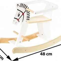 Mamabrum Houten Hobbelpaard - Wit - Hobbel Paard / Dier Schommelpaard Hobbeldier Wip Schommeldier Hout - 1 2 3 4 Jaar - Hobbelfiguur Baby Hobbeldieren Schommelpaardje Schommeldieren -Babygyms || hobbelfiguren || vormenstoven Winkel 550x427 7