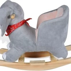 Merkloos Hobbelpaard Olifant - Schommelpaard - Hobbelfiguur - Schommeldier -Babygyms || hobbelfiguren || vormenstoven Winkel 550x429 12