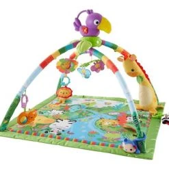 Fisher-Price Fisher Price - Rainforest Speeldeken -Babygyms || hobbelfiguren || vormenstoven Winkel 550x429
