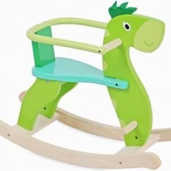 Babygyms || hobbelfiguren || vormenstoven Winkel 51 Mentari Houten Hobbeldier Draak Afneembare Zitje