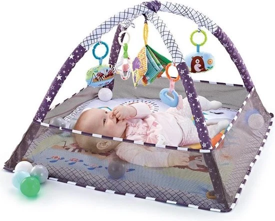 Toys&stuff Babygym- Baby Speelkleed – Baby Speelgoed – Baby Speelmat - Zwart - Cadeau 6 Toys&stuff Babygym- Baby Speelkleed – Baby Speelgoed – Baby Speelmat - Zwart - Cadeau - Afbeelding 6