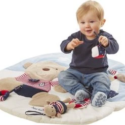 Babygym, Baby Cadeau - Jongen & Meisje, Dierenvriendjes Speelmat, Interactief Speelgoed - Multikleuren. -Babygyms || hobbelfiguren || vormenstoven Winkel 550x445 7