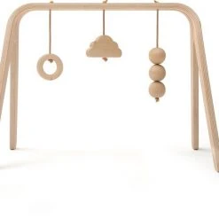 Charlie Crane Paris | Naho Wooden Activity Gym | Houten Activiteiten Babygym | Baby Gym Hout -Babygyms || hobbelfiguren || vormenstoven Winkel 550x454 1