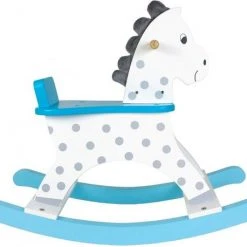 Jabadabado Houten Schommelpaard Blauw