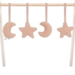 Jollein Babygym Speeltjes - Moon - Ash Green - 4 Stuks -Babygyms || hobbelfiguren || vormenstoven Winkel 550x459 2