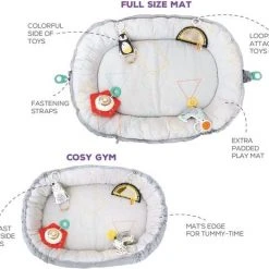 Babygym, Baby Cadeau - Jongen & Meisje, Dierenvriendjes Speelmat, Interactief Speelgoed – Multikleuren -Babygyms || hobbelfiguren || vormenstoven Winkel 550x463 6