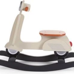 Childhome CHILDWOOD - SCHOMMEL SCOOTER CREAM -Babygyms || hobbelfiguren || vormenstoven Winkel 550x465 4