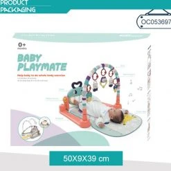 Wannahave Muziek Baby Mat Met Speeltjes En Piano Voor Baby 0-2 Jaar - Babymat - Baby Speelmat - Interactief Speelmat -Babygyms || hobbelfiguren || vormenstoven Winkel 550x467 2