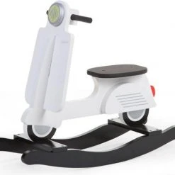 Childhome - Scooter - Wit - Houten Schommelpaard