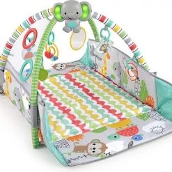 Babygym, Baby Cadeau - Jongen & Meisje, Dierenvriendjes Speelmat, Interactief Speelgoed - Multikleuren. -Babygyms || hobbelfiguren || vormenstoven Winkel 550x469 2