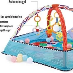 Easy Life Babygym - Speelkleed - Speeltapijt - Baby Speelgoed - Roze -Babygyms || hobbelfiguren || vormenstoven Winkel 550x470 2