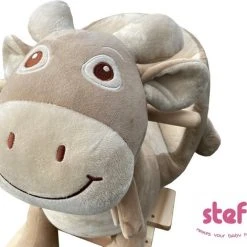 Steff - Schommelpaard - Hobbelpaard - Koe Swissy - 1 Tot 4 Jaar - Met Veiligheidsriempje -Babygyms || hobbelfiguren || vormenstoven Winkel 550x471 8