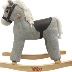 Tryco Milo Grijs Hobbelpaard 36m+ TR-120109 -Babygyms || hobbelfiguren || vormenstoven Winkel 550x475 9
