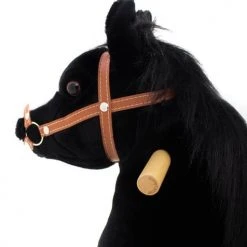 Ponycycle Paard Zwart Met Witte Vlek - 7+ - Tem 80kg -Babygyms || hobbelfiguren || vormenstoven Winkel 550x476 6