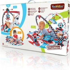 Yookidoo Speelkleed Met Bogen Gymotion Robo Playland -Babygyms || hobbelfiguren || vormenstoven Winkel 550x478 1