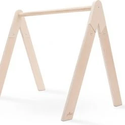 Jollein Babygym Hout - 53x64x45cm -Babygyms || hobbelfiguren || vormenstoven Winkel 550x478