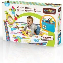 Yookidoo Speelkleed Fiesta Incl. Tas 100 X 140 Cm -Babygyms || hobbelfiguren || vormenstoven Winkel 550x479 1