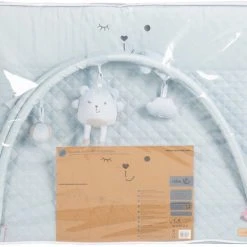 Roba Benny Speelkleed Met Babygym 85 X 75 Cm Blauw -Babygyms || hobbelfiguren || vormenstoven Winkel 550x481 3