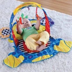 Merkloos Babygym Lamaze Makai Het Aapje Speelkleed - Baby Speelgym TOMY -Babygyms || hobbelfiguren || vormenstoven Winkel 550x481 4