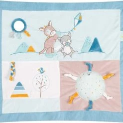 Babygym, Baby Cadeau - Jongen & Meisje, Dierenvriendjes Speelmat, Interactief Speelgoed – Multikleuren -Babygyms || hobbelfiguren || vormenstoven Winkel 550x482 3