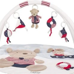 Babygym, Baby Cadeau - Jongen & Meisje, Dierenvriendjes Speelmat, Interactief Speelgoed - Multikleuren. -Babygyms || hobbelfiguren || vormenstoven Winkel 550x485 3