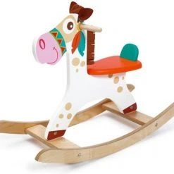 Scratch Europe Scratch Mobiliteit: ROCKING HORSE INDIAANSE PONY 80x53x31cm, Max. 25kg, In Doos, 1+