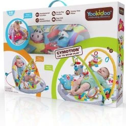Yookidoo Baby Speelkleed Babysitter Gymotion Lay To Sit-Up Play Met Bogen -Babygyms || hobbelfiguren || vormenstoven Winkel 550x493