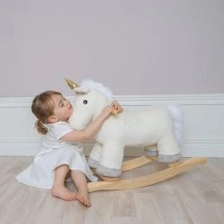 Jabadabado Hobbeldier Eenhoorn -Babygyms || hobbelfiguren || vormenstoven Winkel 550x494 7