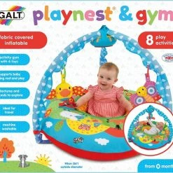 Babygym, Baby Cadeau - Jongen & Meisje, Dierenvriendjes Speelmat, Interactief Speelgoed – Multikleuren -Babygyms || hobbelfiguren || vormenstoven Winkel 550x496 1