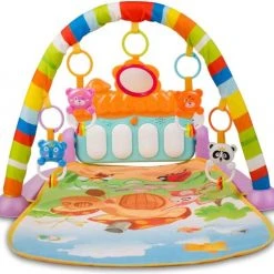 Ricokid Muziek Speelmat - 3-in-1 Muzikale Activity -Babygyms || hobbelfiguren || vormenstoven Winkel 550x503