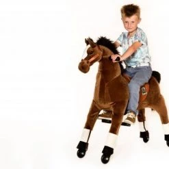Animal Riding Paard Amadeus Bruin Medium / Large - Rijdend Paardenspeelgoed - Paardenspeelgoed - Speelgoed Vanaf 3 Jaar - Zadelhoogte 68 CM- Verstelbaar Pedaal 3 Standen - Afneembaar Zadel -Babygyms || hobbelfiguren || vormenstoven Winkel 550x507 4