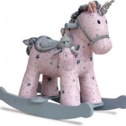 Little Bird Told Me - Celeste & Fae - Hobbelpaard - Roze - Vanaf 12 Maanden -Babygyms || hobbelfiguren || vormenstoven Winkel 550x508 12