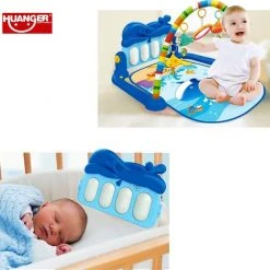 Huanger Babygym Met Speeltjes En Piano Voor Baby 0-2 Jaar - Babymat - Baby Speelmat - Interactief Speelmat -Babygyms || hobbelfiguren || vormenstoven Winkel 550x518 1
