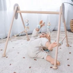 Babygym, Baby Cadeau - Jongen & Meisje, Dierenvriendjes Speelmat, Interactief Speelgoed - Multikleuren. -Babygyms || hobbelfiguren || vormenstoven Winkel 550x519 5