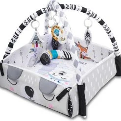 Viking Choice Babygym - Met Hangers - 110x100x53 Cm - Opvouwbare Rand -Babygyms || hobbelfiguren || vormenstoven Winkel 550x521 7