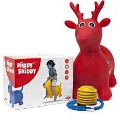 Hippy Skippy - Hert Groen -Babygyms || hobbelfiguren || vormenstoven Winkel 550x523 6